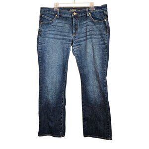 OLD NAVY THE DIVA Boot Cut Medium Wash Womens 16 short Casual Denim mom Rodeo